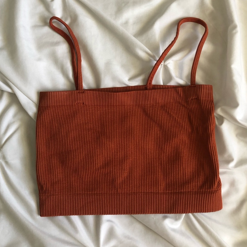 Urban outfitters out from under orange tank top
